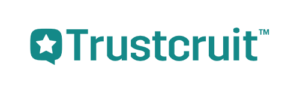 En bild av företaget Trustcruits logotyp.