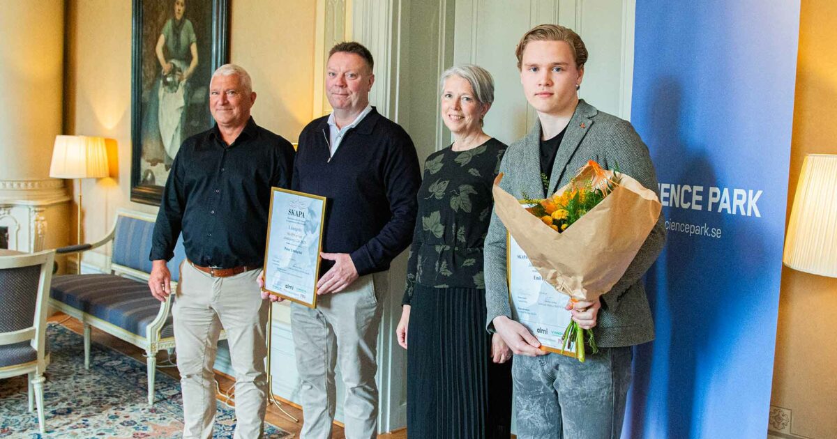 SKAPA-priset 2024 – nu är det dags att ansöka | Science Park